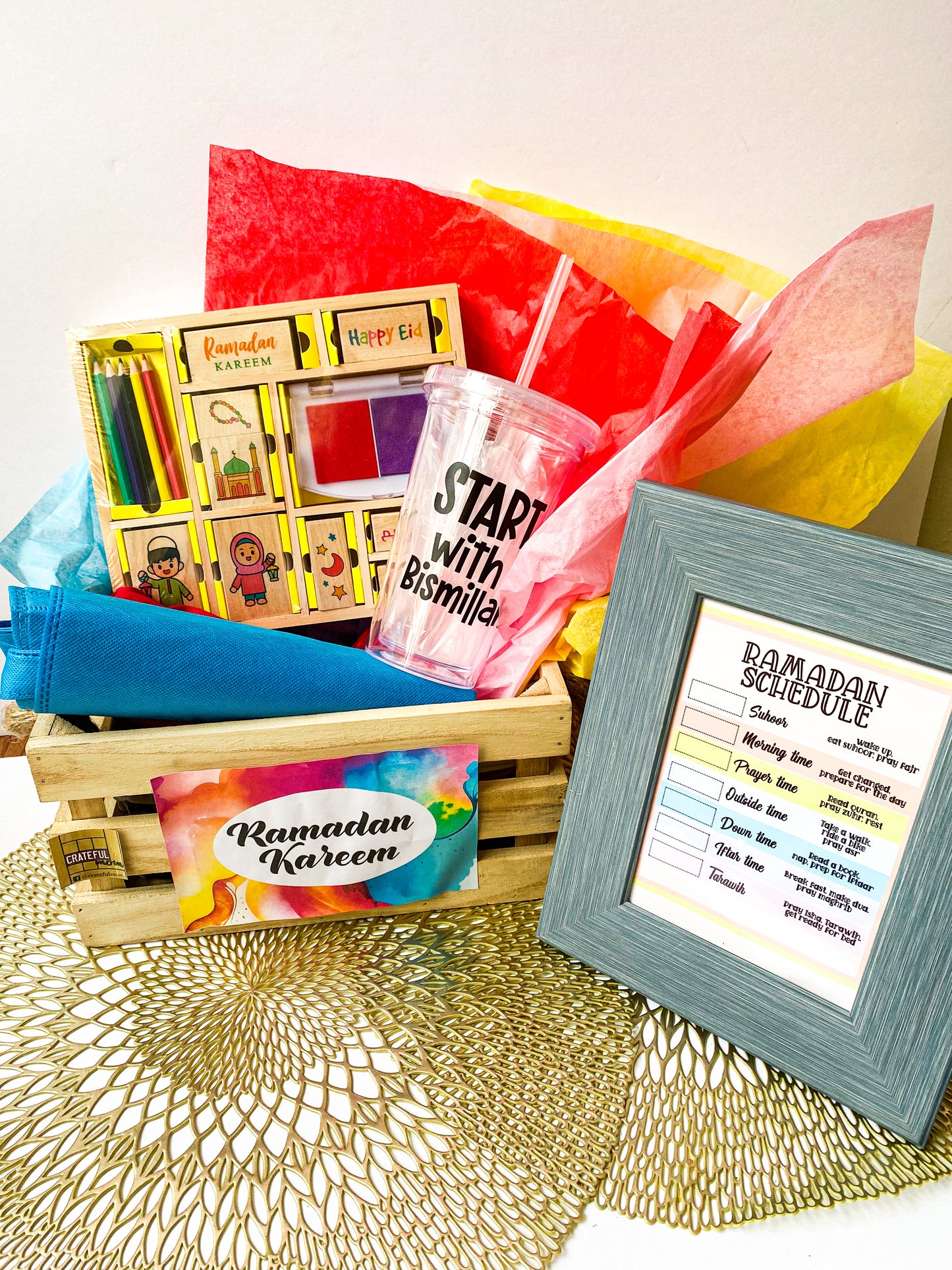 KIDS RAMADAN CRATEFUL COLORFUL