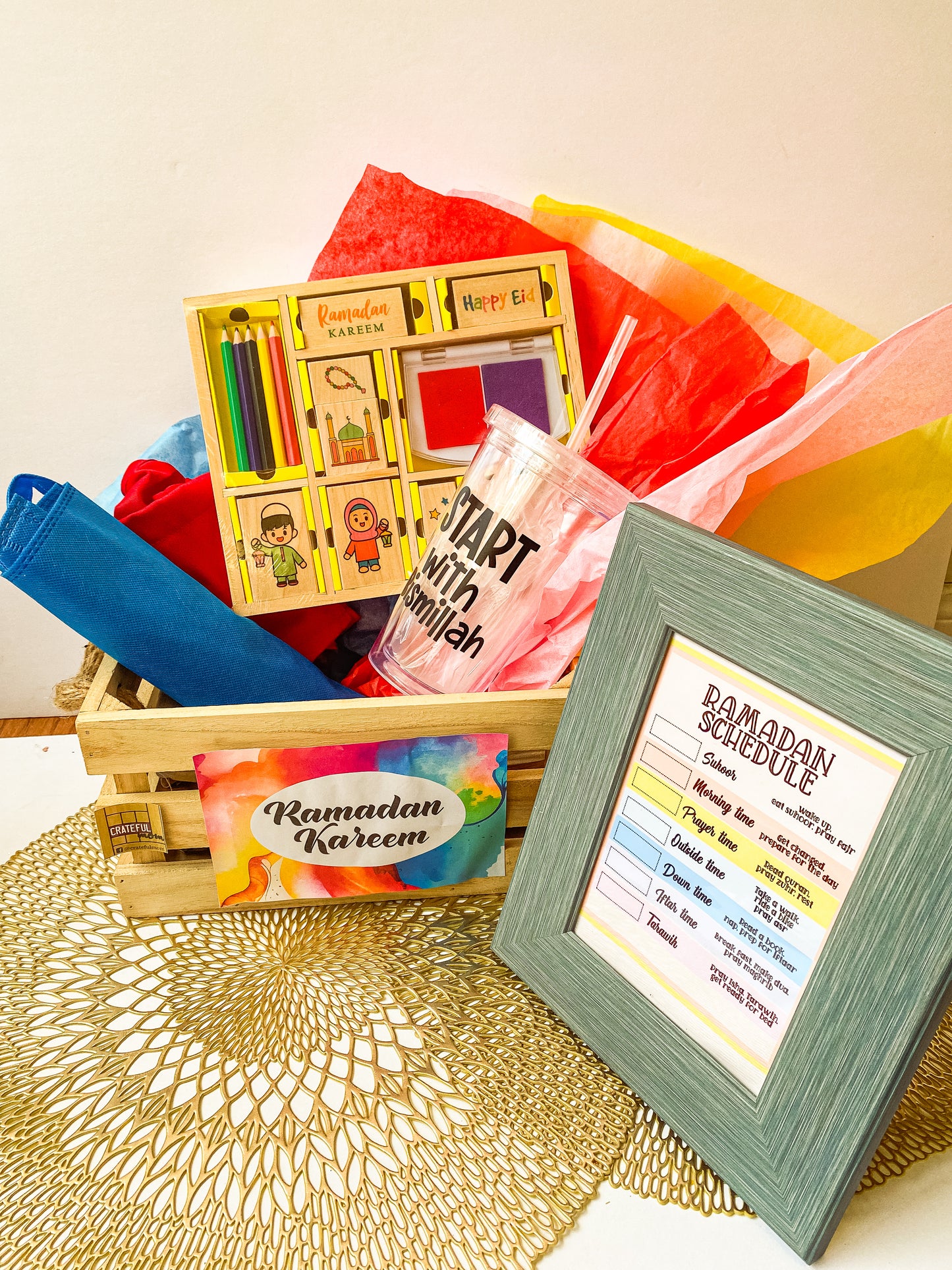 KIDS RAMADAN CRATEFUL COLORFUL