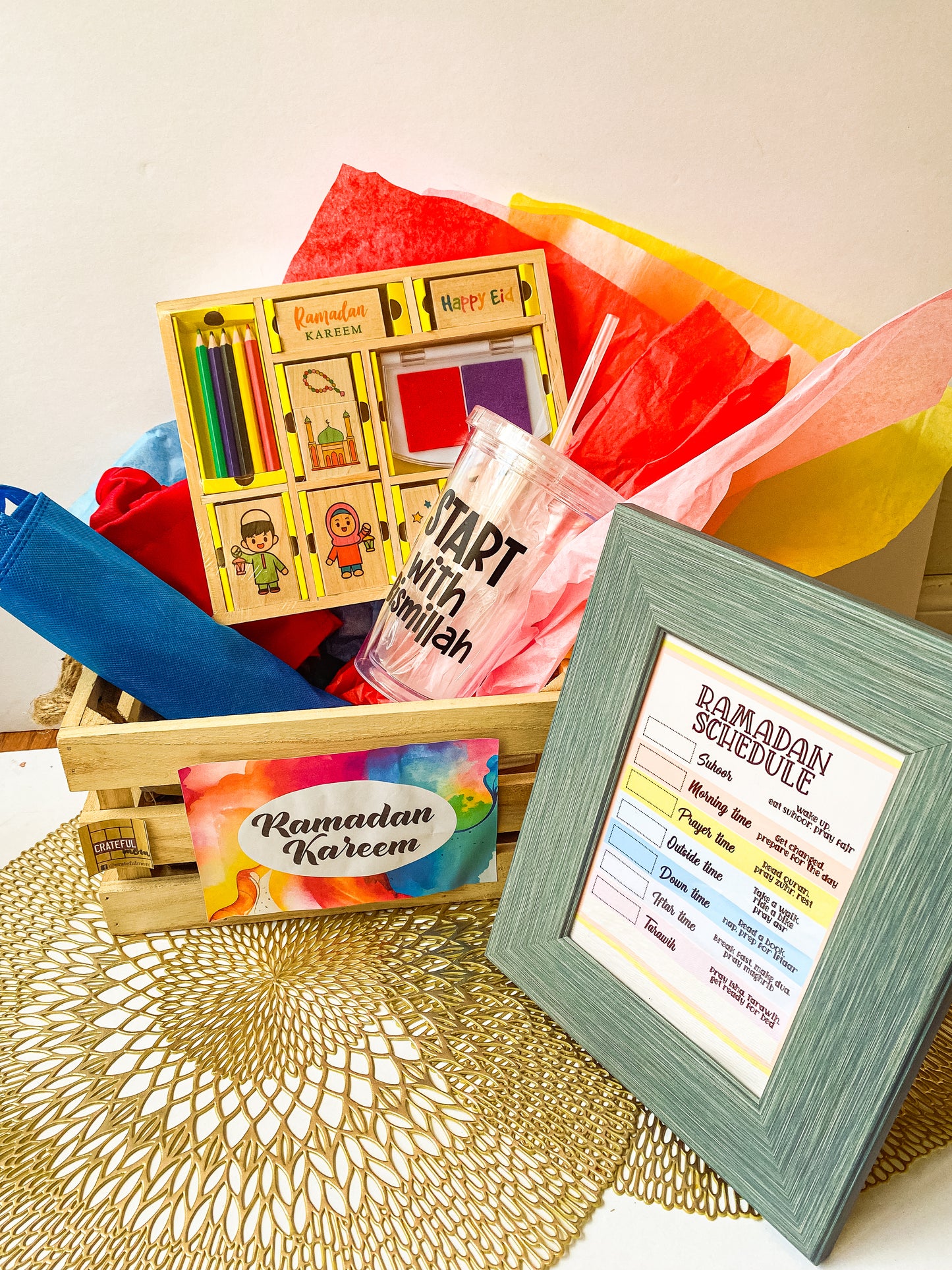 KIDS RAMADAN CRATEFUL COLORFUL