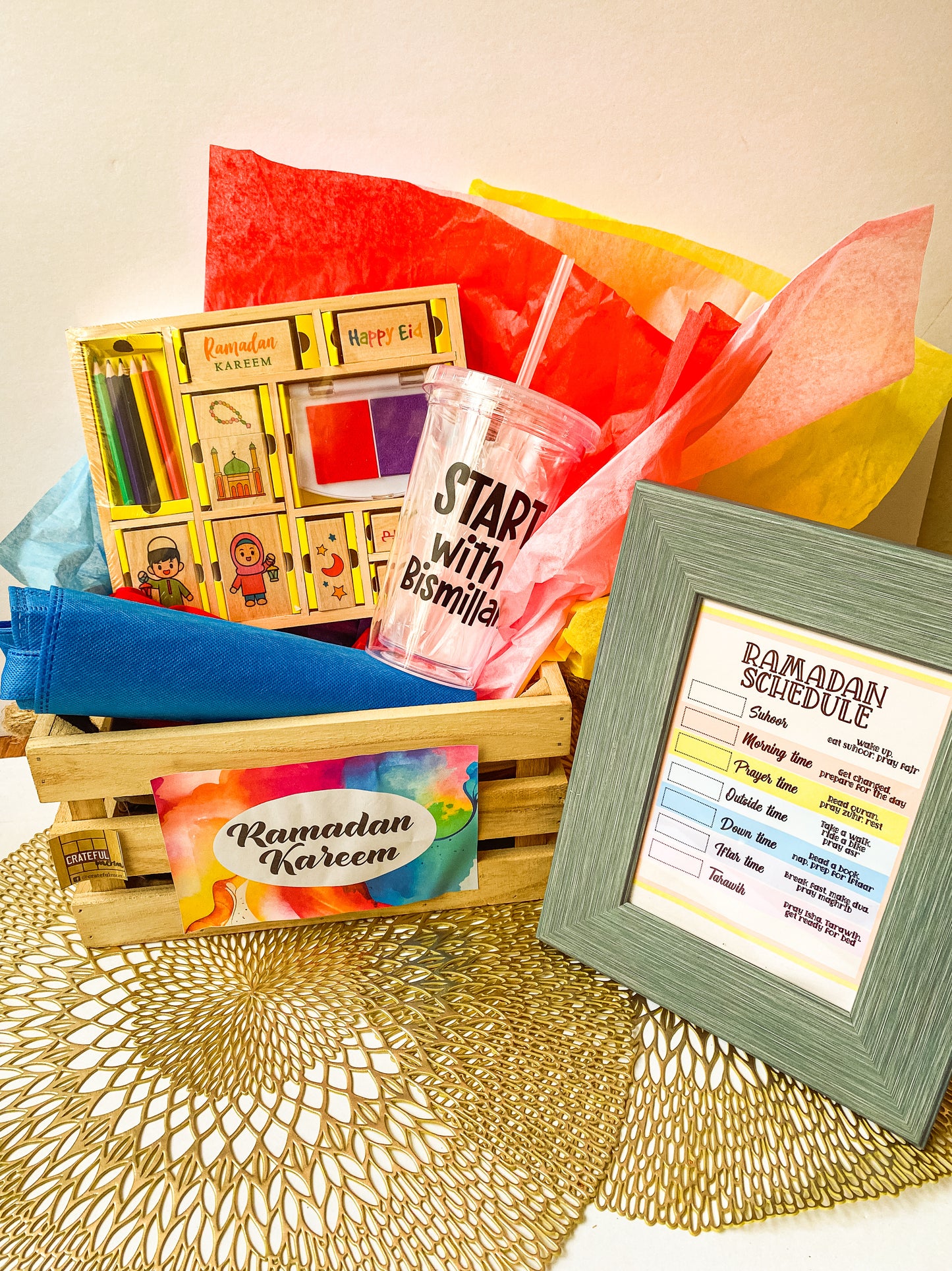 KIDS RAMADAN CRATEFUL COLORFUL