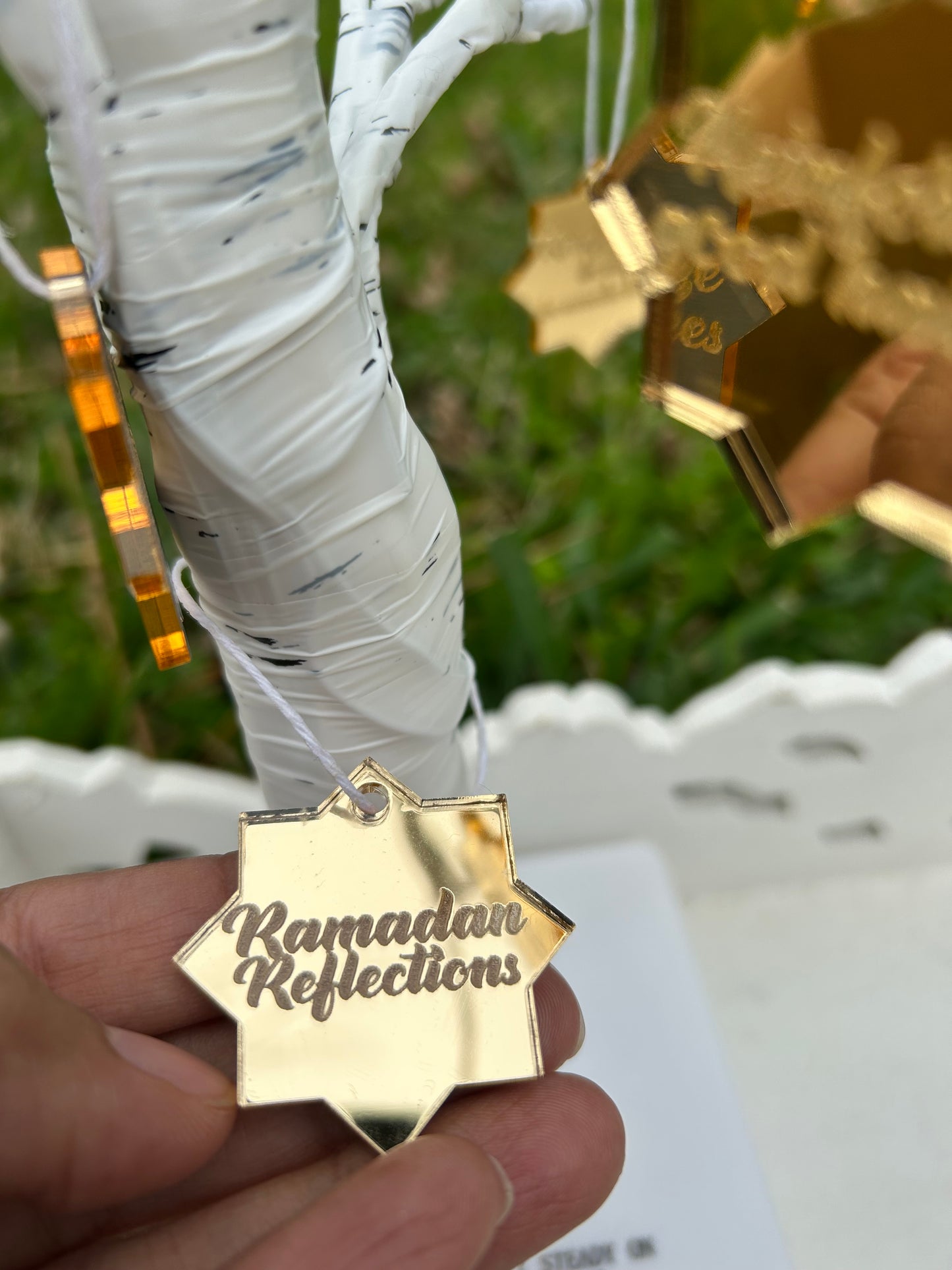 RAMADAN REMINDERS LIGHT UP TREE -small 2 ft