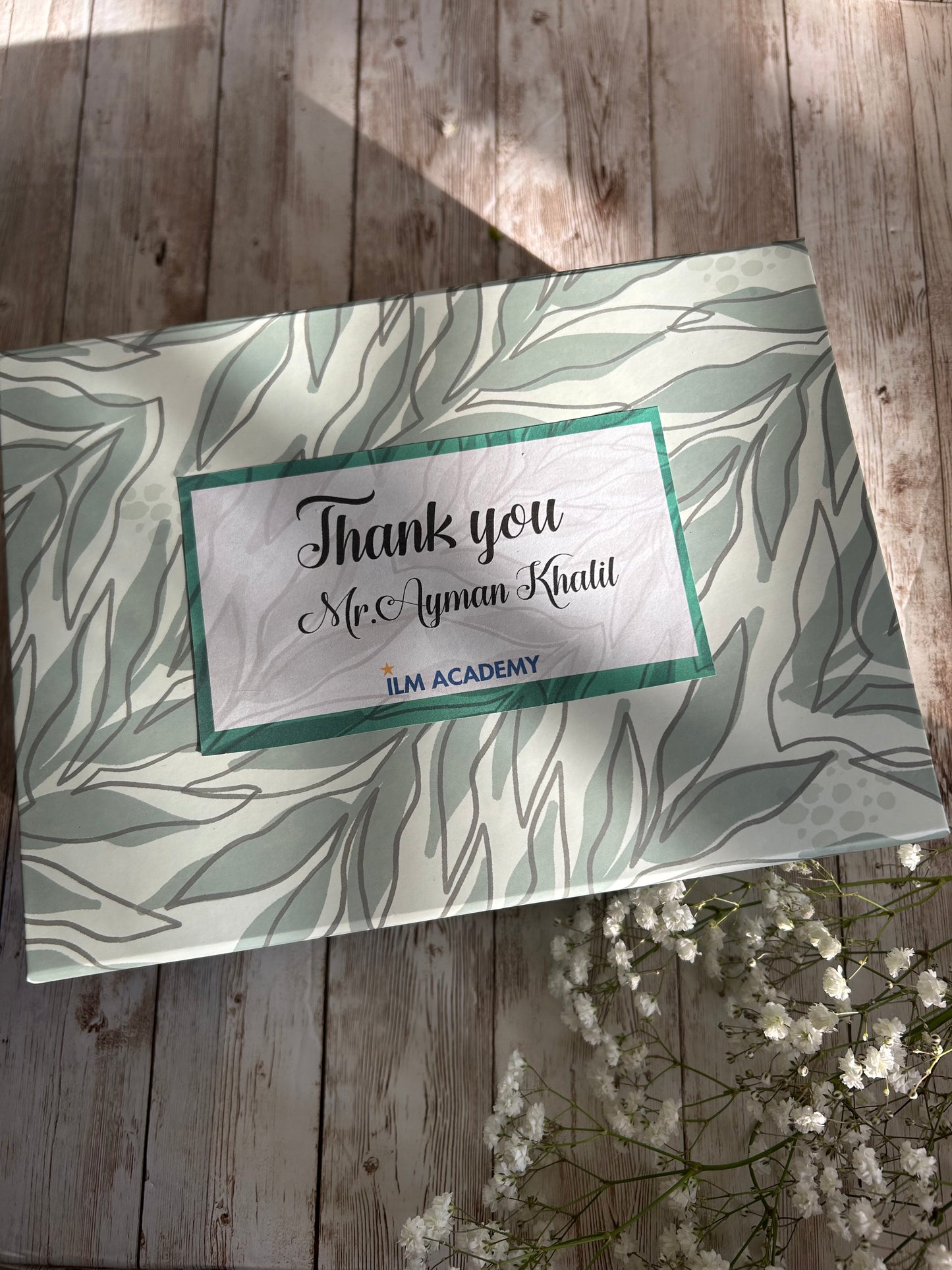 Thank you box