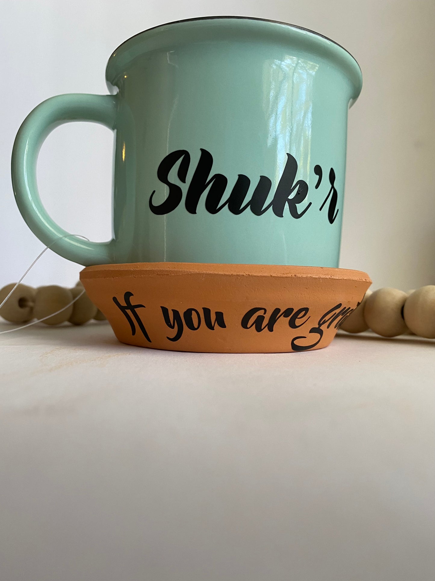 Shukr Mug with Saucer