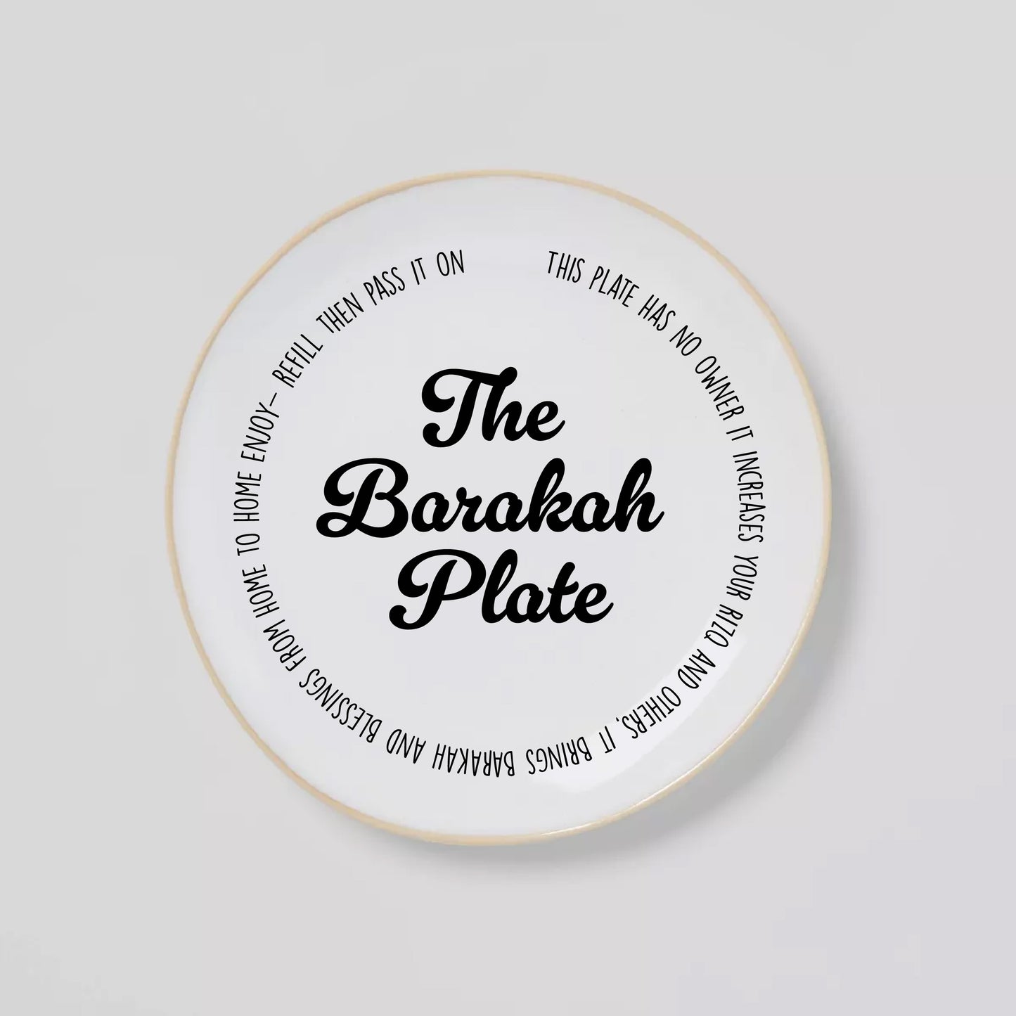 THE BARAKAH PLATE- 2